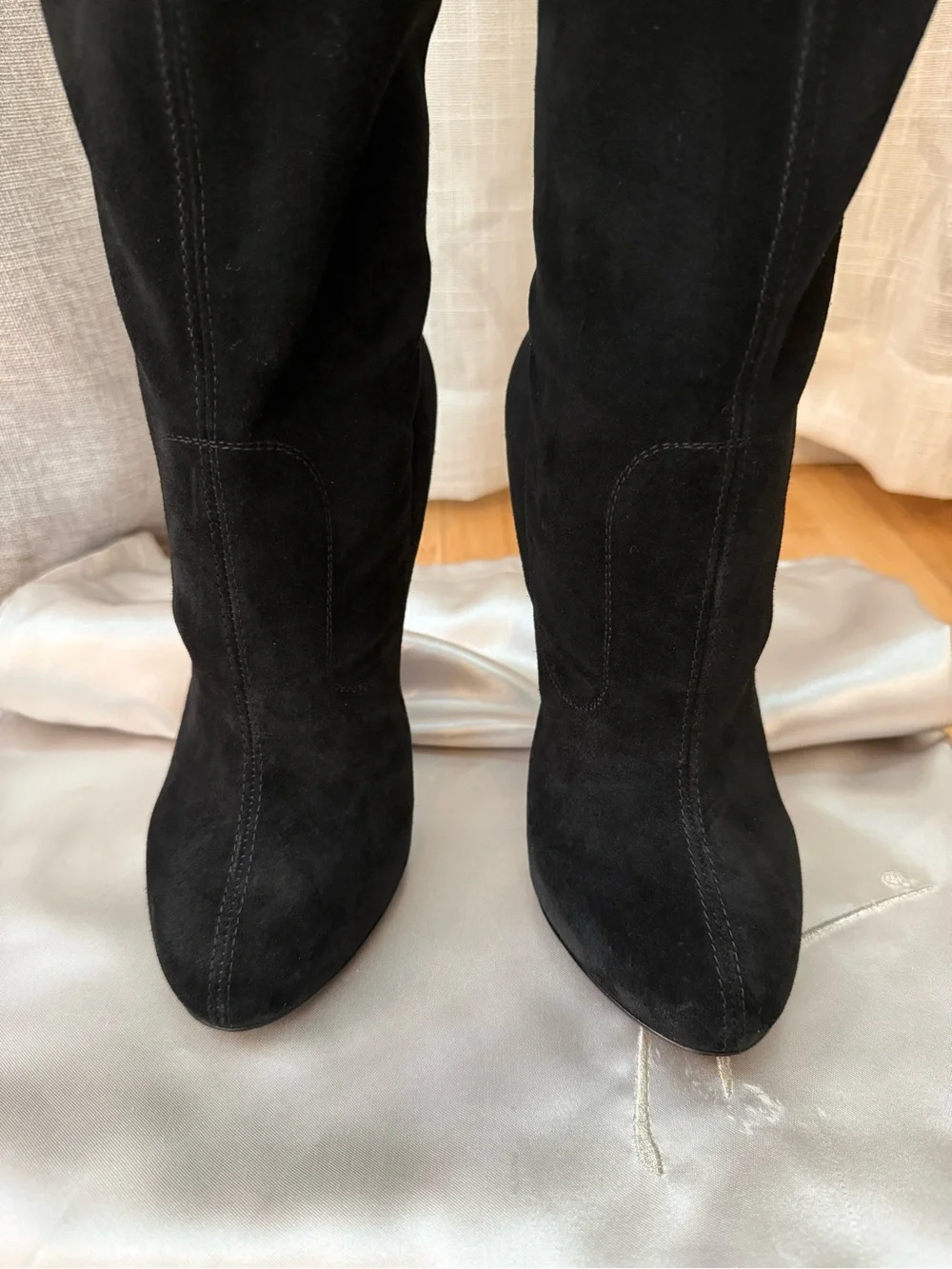 Giuseppe Zanotti Over the Knee Suede Dramatic Boot